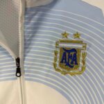 Argentina 2026 White-Light Blue Geometric Track Jacket - Image 7