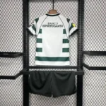 Sporting Lisbon 2001-03 Home Retro Kids Kit - Image 7