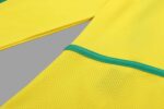 Brazil 2002 FIFA World Cup Home Long Sleeve Retro Kids Kit - Image 8