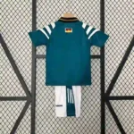 Germany 1996 Away Retro Kids Kit - Image 8