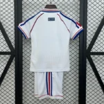 France 1998 FIFA World Cup Away Retro Kids Kit - Image 9